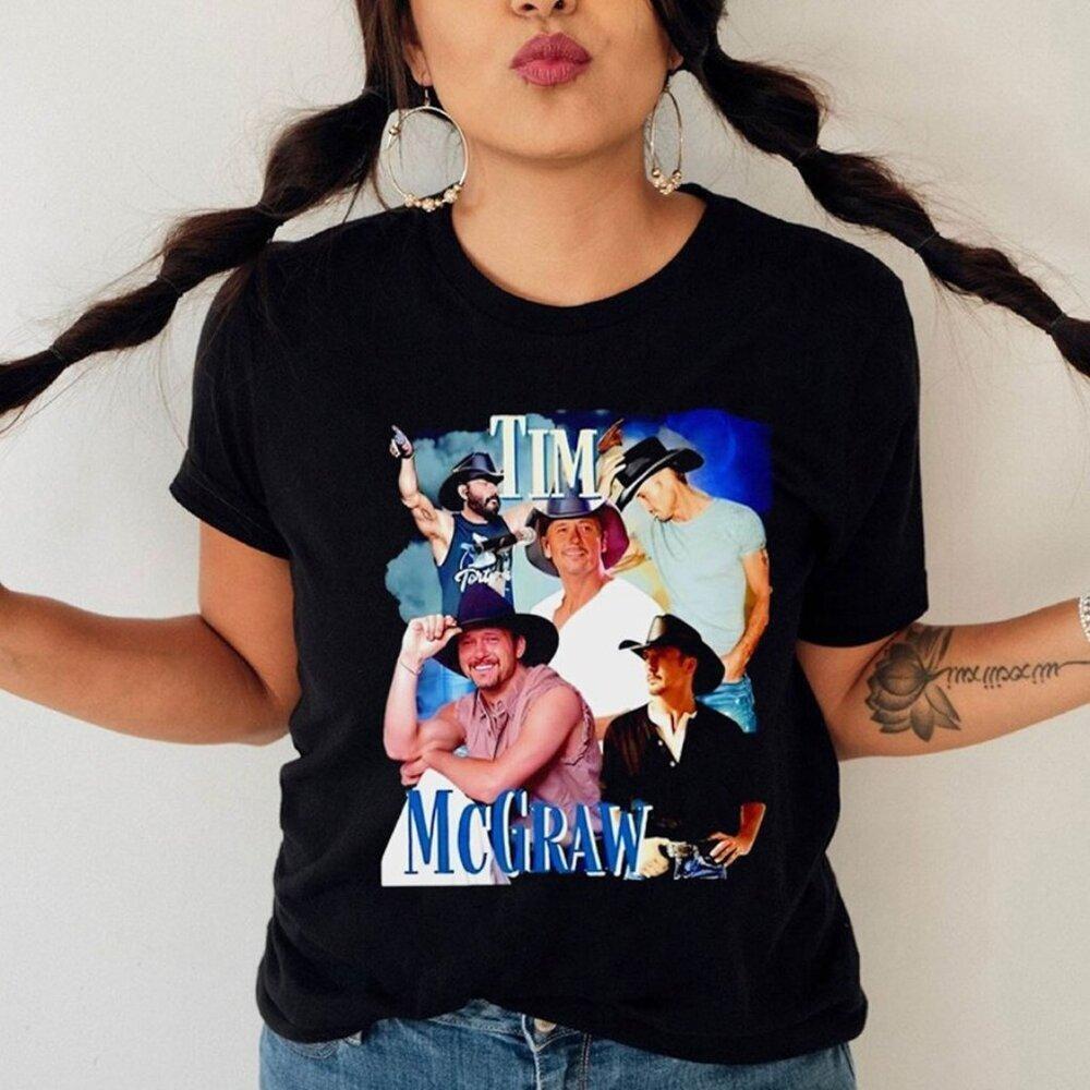 Tim Mcgraw Tour Inspired T-Shirt Country Music Singer Graphic Fan Gift Tee